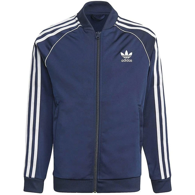 ADIDAS ORIGINALS ADICOLOR SST TRACK GIACCA unisex ragazzi ragazze GN8452 navy/blu