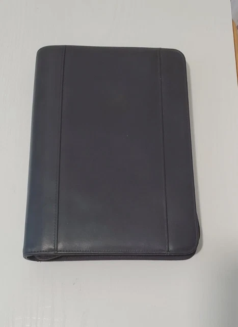Franklin Covey 365 Black Faux Leather Classic Planner 7-ring Binder 10.5 x 7.5"