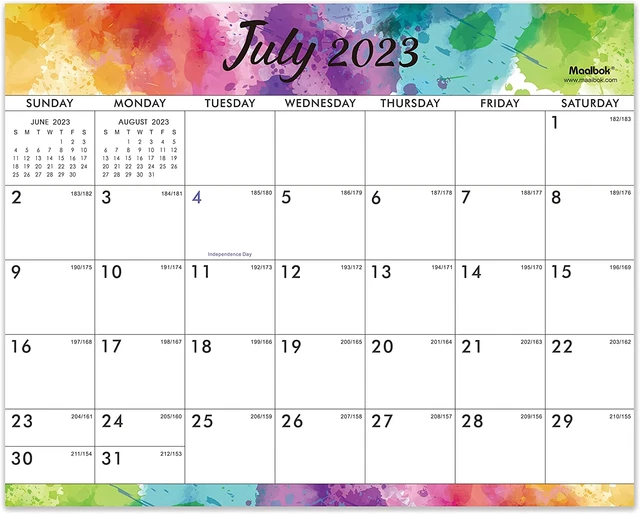 MAGNETIC CALENDAR 2023-2024 - Calendar 2023-2024 from July 2023