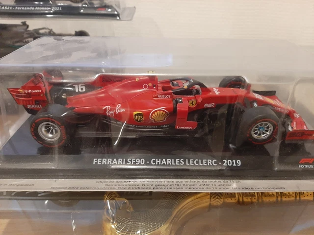 Modèle Réduit Ferrari F1 SF90 Leclerc 2019 1:24 Par Les Grandes Ferrari - Neuf