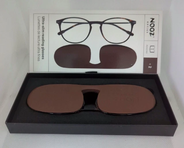 Gafas de lectura NOOZ - +2 Essential Alba Marrón Tortuga - Nuevas