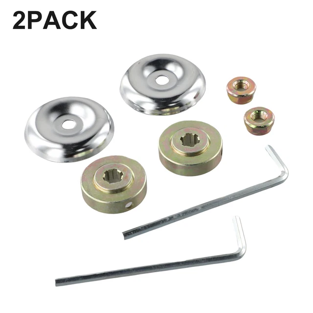 Kit Fixation Lame Métal Pour Débroussailleuse Stihl - Rondelle Biseautée, Plaque Rider, écrou 12 Mm L/H, Compatible FS160, Etc.