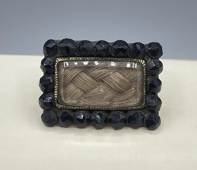 Granat Brosche 14 Karat Gold Echt Haar Trauer Schmuck Biedermeier Alt Antik Rar Granat Brosche 14 Karat Gold Echt Haar Trauer Schmuck Biedermeier Alt Antik Rar