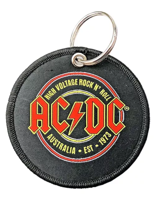 AC/DC Keyring Est 1973 Patch Keychain