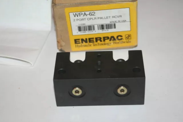 Enerpac WPA-62 2-Port CPLR Pallet Receiver Auto Coupler * NEW *