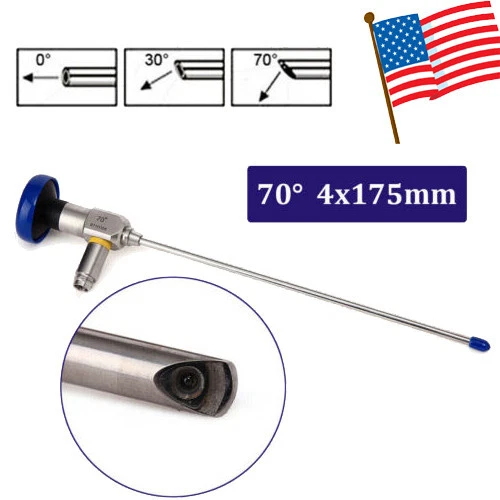 Rigid Endoscope 70° 4 X175mm Sinuscope Arthroscope Sinus Endoscopy Borescope CE