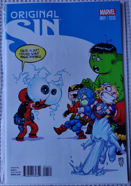 Original Sin #1 Skottie Young Variant High Grade NM+/M 9.6/9.8