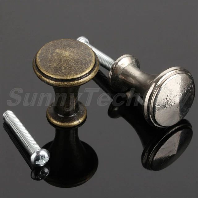 5× Vintage Cabinet Pull Handles Drawer Cupboard Door Cupboard Closet Bin Knobs