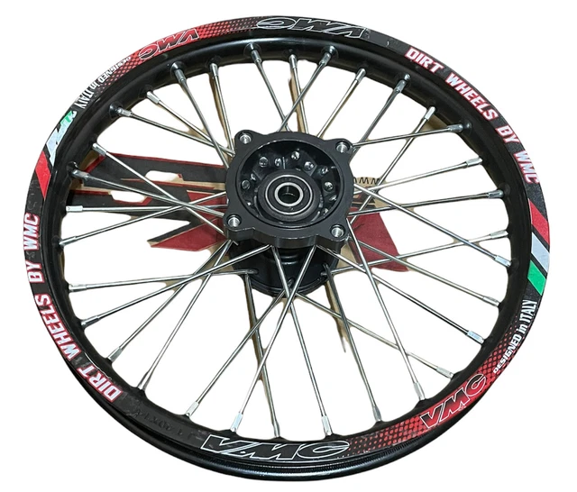 CERCHIO In Alluminio Anteriore 14” SDG 15mm Cross 60/100-14 Pit Bike Raggi 3mm