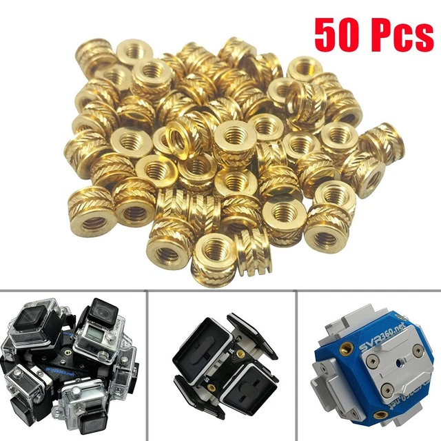 PROFESSIONAL QUALITY M3 3mm Brass Threaded Inserts Perfect for 3D ...