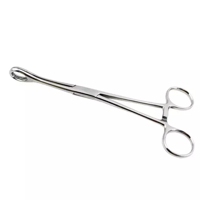 Self Locking Slotted Piercing Clamps Sponge Forcep 316 Stainless Steel