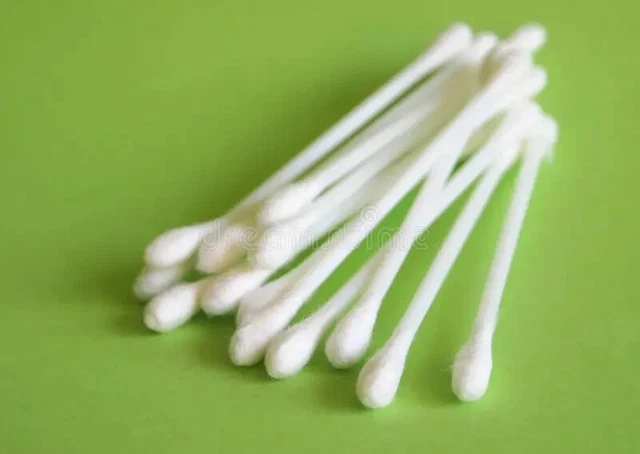 100 piezas/Juego de palos de maquillaje desechables de algodón hisopo de bambú de doble cabeza NUEVOS