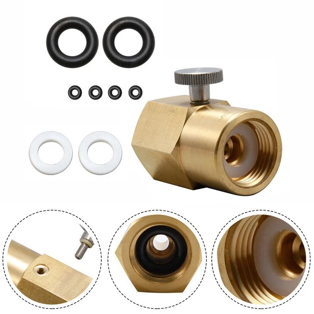 TRANSFER ADAPTER FROM Large CO2 Bottles 425g, Cylinder For Sodastream Club Set EUR 22,77