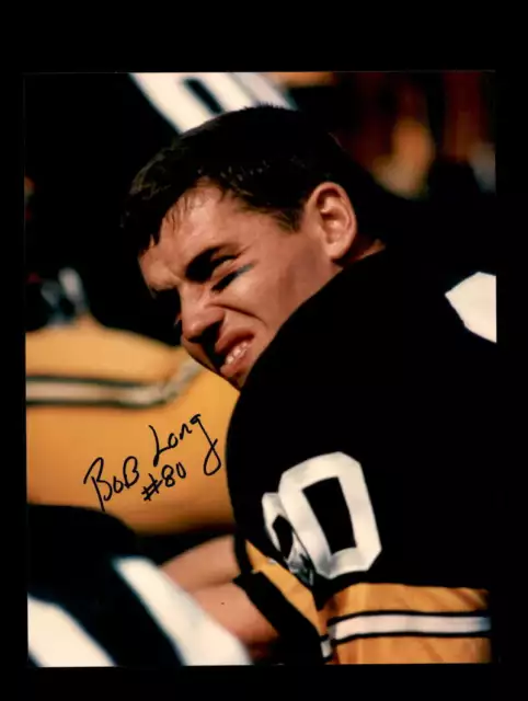 Bob Long Hand Signed 8x10 Photo Autograph Green Bay Packers