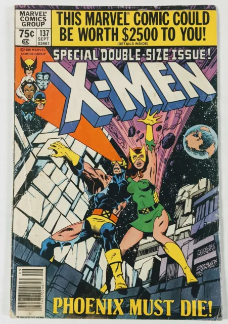 Vintage Marvel Comics Uncanny X-Men #137 Death of Phoenix Key