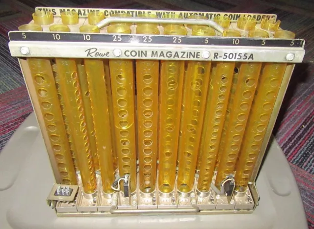 Rowe Bcc-8 Bill Changer Machine Coin Tube Magazine R-50155A Complete, Guc