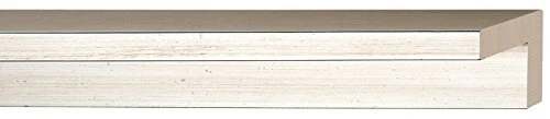 Canvas Floater Frame Moulding (Wood) 18Ft Bundle - Contemporary Silver Finish -