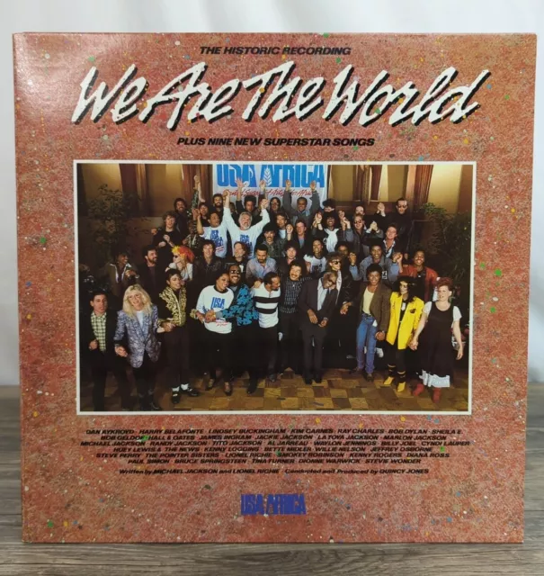 USA for Africa ~ We are the World 1985 USA-40043 1985 Lp Complete NM