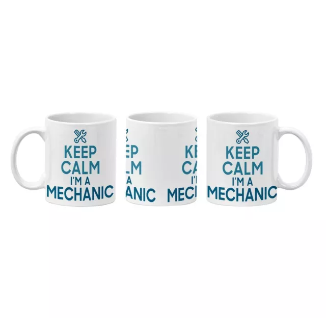 Tasse Céramique Mug Keep Calm I'm a Mechanic Parodie Job Blague Job Mécanicien 2
