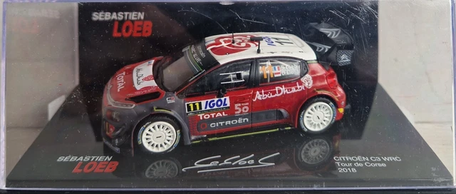 Miniature Citroën C3 WRC Rally Catalunya 2018 - Sébastien Loeb - 1/43 - Occasion