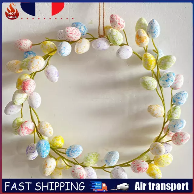 36cm Creative Festival Theme Easter Eggs Garland Ornaments Home Easter Day Decor