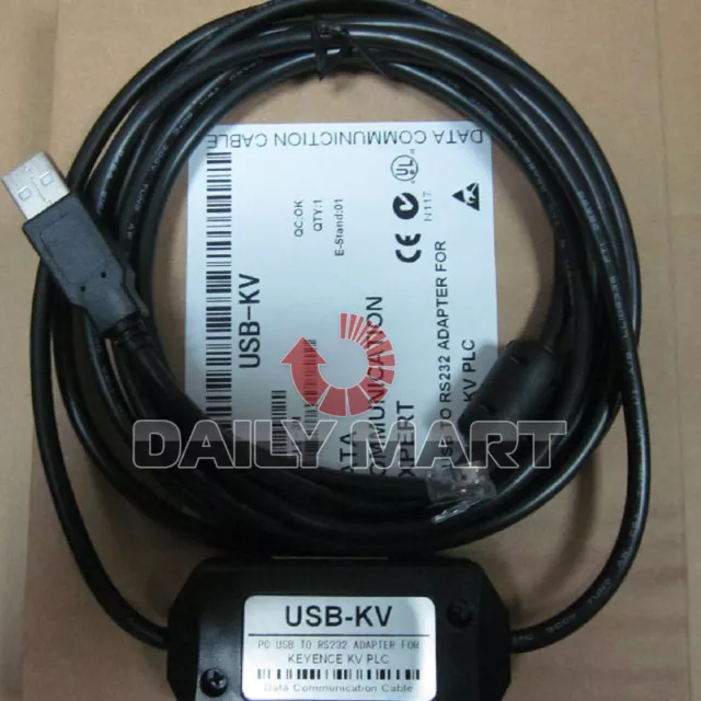NEW Keyence USB PLC USB-KV Programming Cable FREE SHIP