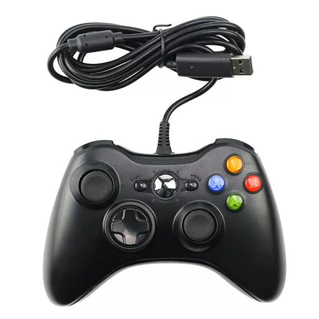 1x Wired Game Controller Gamepad For Xbox 360 Console Joypad Windows PC Joystick