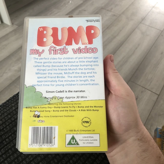 BUMP, MY FIRST Video, VHS Video Tape, Vintage 90’s, Childrens Classic ...