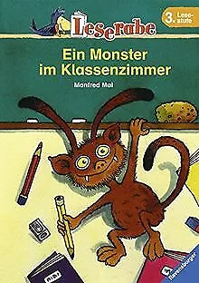 Leserabe. Ein Monster im Klassenzimmer. 3. Lesestufe,... | Livre | état très bon