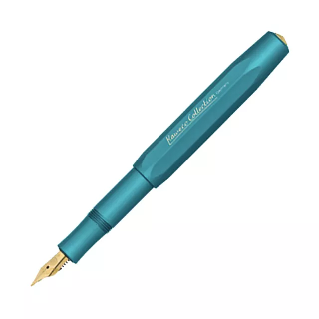 Kaweco AL Sport Fountain Pen in Iguana Blue - Extra Fine Point - NEW in Box