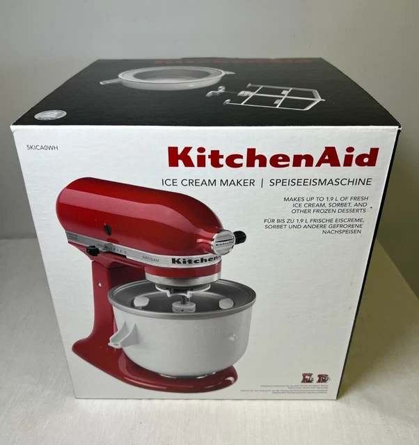 KitchenAid Ice Cream Maker Attatchment For Stand Mixer 5KICA0WH - Art