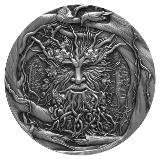 Silver coin Forest Spirit 2 oz Silver Coin Mintage 500 2021 Niue