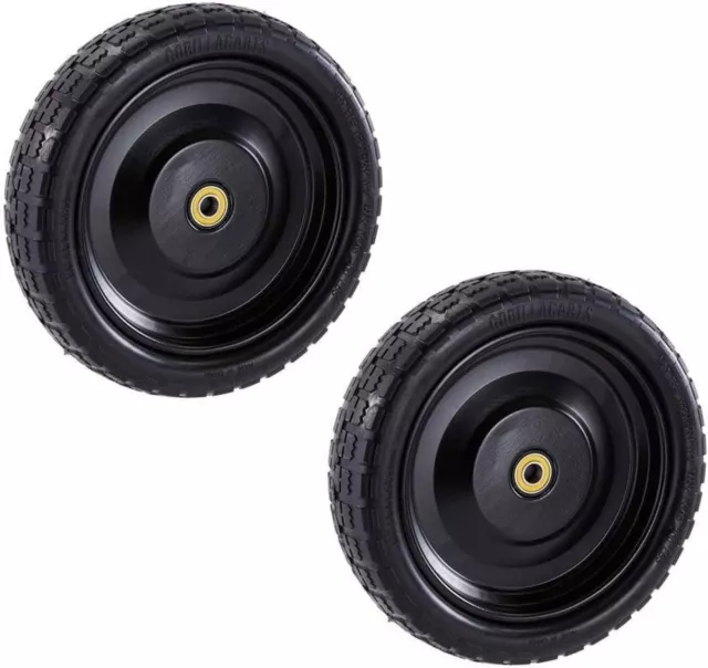 GORILLA CARTS NEW GCT-13NF 13" Utility Cart No Flat Replacement Tire (2 Pack)