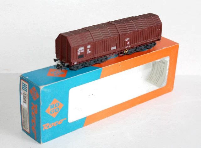 Wagon Roco 4395C HO - Wagon à Toit Télescopique SNCF - Époque 4 - Neuf