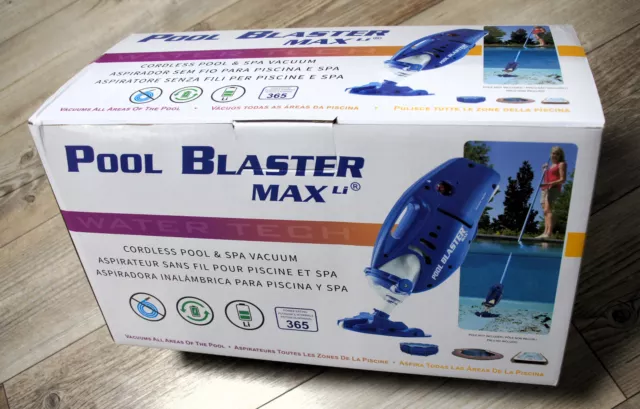 WaterTech Pool Blaster Max Li Poolsauger - Blau - ohne Teleskopstange