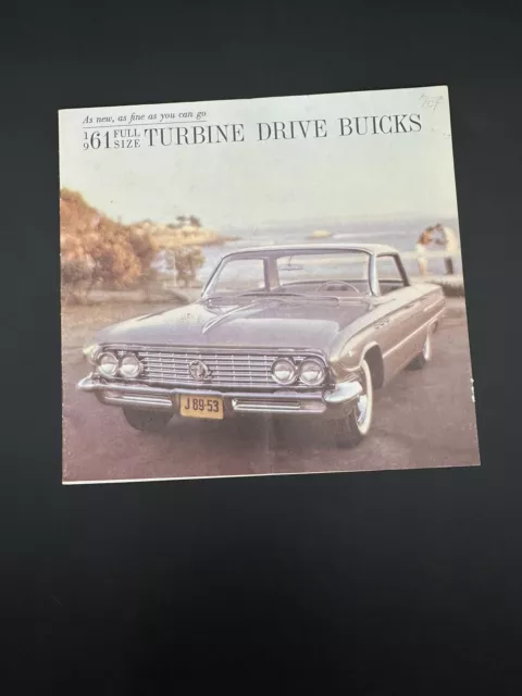1961 Buick Sales Brochure with Electra, Invicta, and LeSabre, dealer catalog
