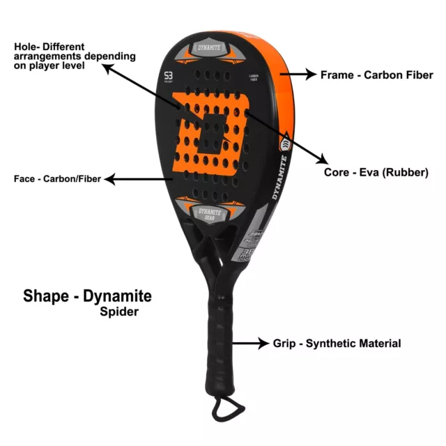 Padel Racket Air Eagle Padel Racket Tennis Paddle Racket Dynamite Racket 2023