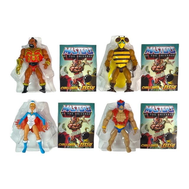 Mattel - Masters of the Universe MOTU Wave 7 Retro Play Action Figures Lot of 4