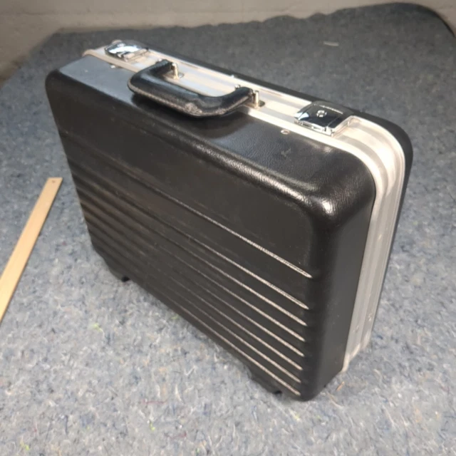Vintage 1960s - 1970s Electronic Tool Locking Hard Case W/ Keys USA Rare