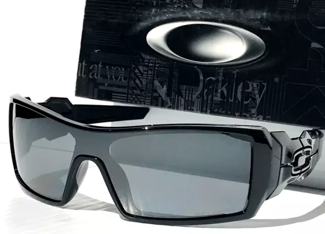 Oakley OIL RIG Polished Black POLARIZED Black iridium Lens Sunglass 9081 26-203 Oakley OIL RIG Polished Black POLARIZED Black iridium Lens Sunglass 9081 26-203