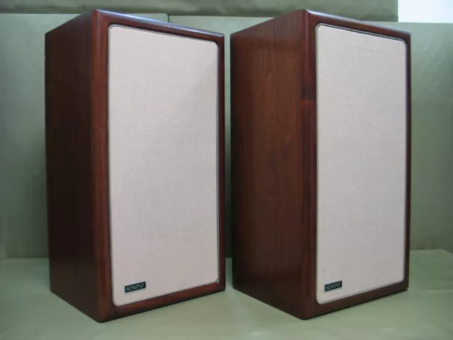 Large Advents (Bullnose Walnut Cabinets)  Pro Re-Foamed/New Grill Cloth/Badges