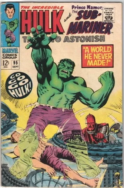 Tales To Astonish Comic Book #95 Marvel Comics 1967 FINE