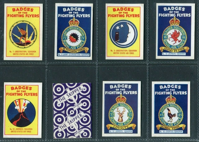 D C Thomson 1939 - Badges Of The Fighting Flyers - Trade Cards - Pick Your Card
