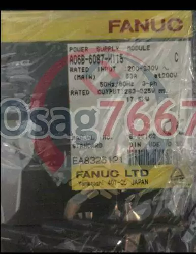 ONE Fanuc A06B-6087-H115 Power Supply Module Series
