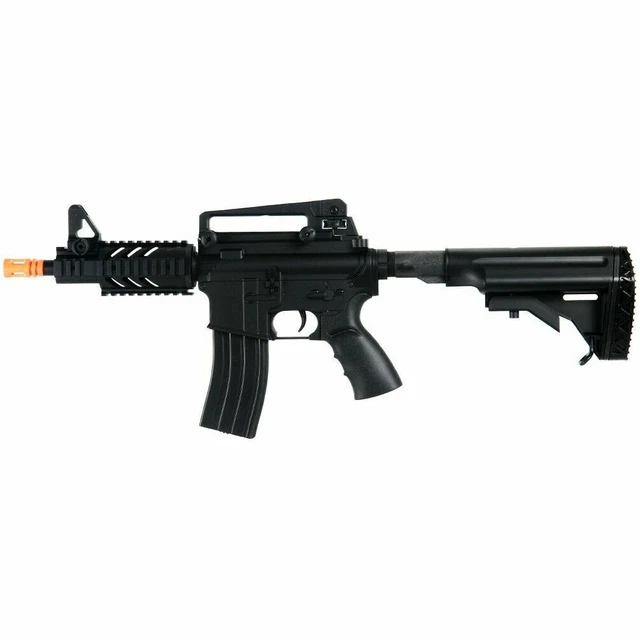 WELL 300 FPS FULL AUTO COMPACT M4 AIRSOFT ELECTRIC AEG RIFLE GUN CQB w