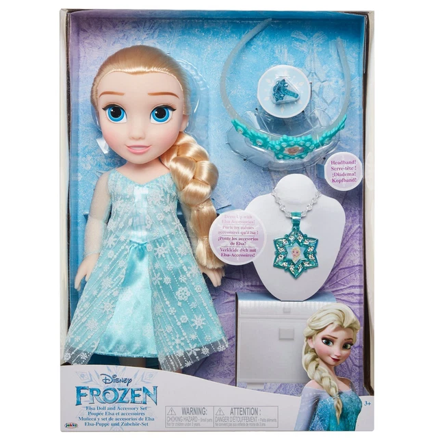 DISNEY FROZEN ELSA Doll And Accessory Set Kids Girls Xmas Gift Brand ...