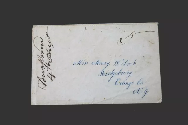 Virginia: Buckland 1850 (circa) Stampless Cover, Ms, DPO Prince William Co