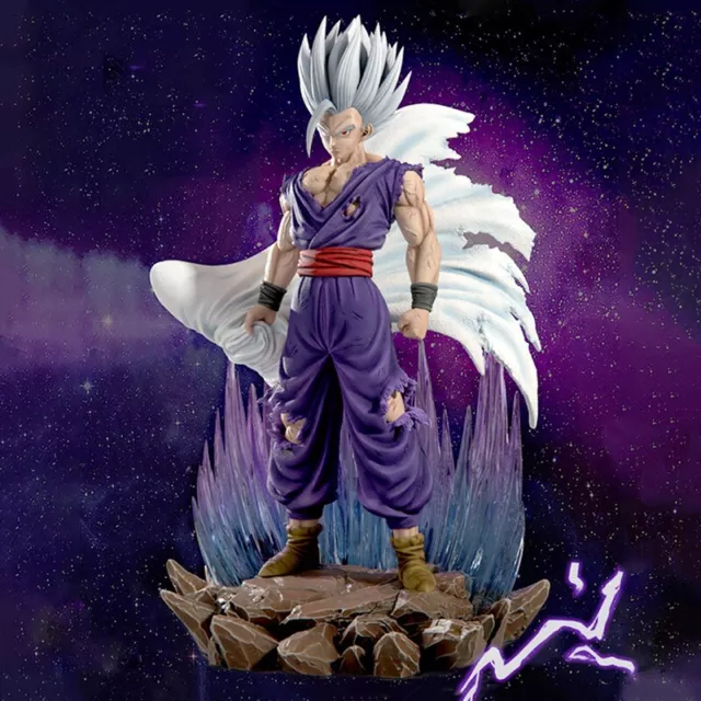 Dragon Ball Super Action Figure Son Gohan Beast Model Gift Anime Toy Led 35 Cm