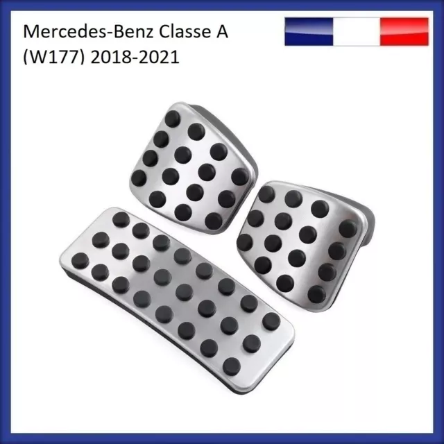 Pédalier Alu Sport Mercedes Classe A W177 manuelle 2018-2021 (3 pédales)