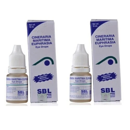 2X SBL Cineraria Maritima 10% Collyre Remède Homéopathique 10ml Par Paquet...